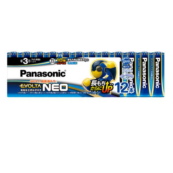 パナソニック 乾電池エボルタネオ単3形12本パック ブルー
