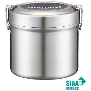 スケーター 抗菌真空ステンレスランチボックス 840ml 2段ベーシック