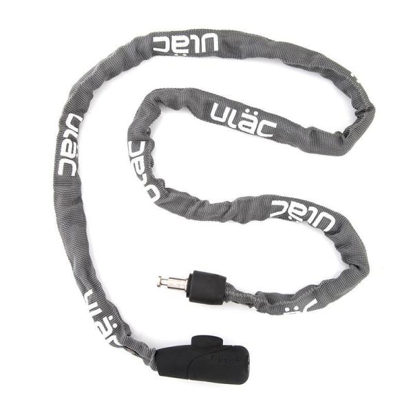 自転車アクセサリー ULAC 4mm チェーンロック SUPrEME グレー