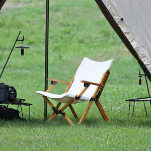 ANOBA（アノバ） ウッドハイバックチェア コットンブラウン AN004