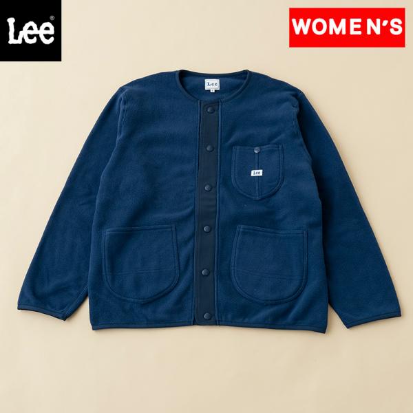 ジャケット(レディース) Lee FLEECE CARDIGAN S NAVY