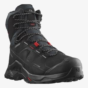 サロモン 23秋冬 QUEST WINTER TS CLIMASALOMON WATERPROOF 26.5cm BLACK/G.BERRY/MONUMENT