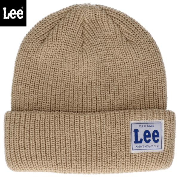 Lee LE KIDS WATCH CAP ACRYLIC 53〜55cm BEIGE