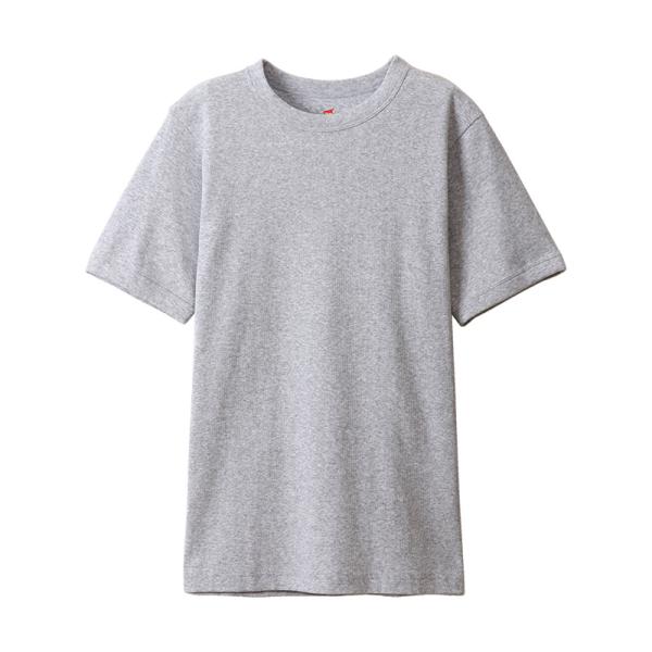 トップス(メンズ) ヘインズ ビーフィー リブ Tシャツ M ヘザーグレー