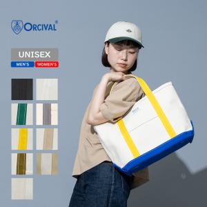 トートバッグ ORCIVAL キャンバストートバッグ 中 ECRU×JAUNE BRILLANT｜naturum-od