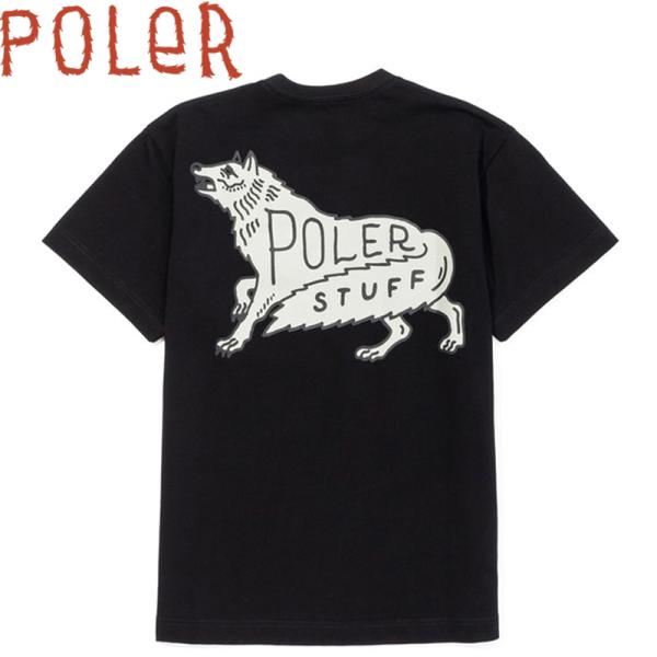 トップス POLeR Kid’s WOLF TEE XL BLACK