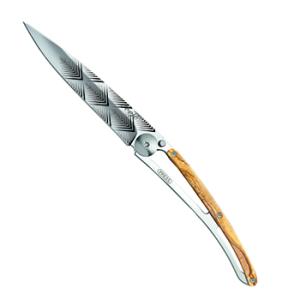 アウトドアナイフ deejo tatoos 37g ART DECO-OLIVEWOOD 37g D...