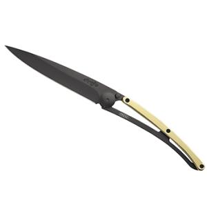 アウトドアナイフ deejo Yellow Gold Gilded 37g BLACK 37g BL...