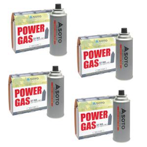 ガス燃料 SOTO パワーガス 3本パック×4セット(ガス缶12本)｜ナチュラム アウトドア専門店