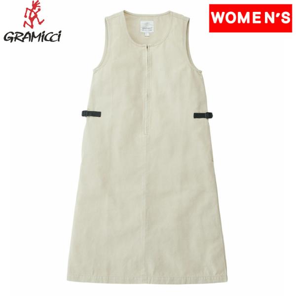 グラミチ キャンバスミッドレングスドレス M D.GREIGE