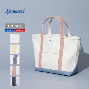 トートバッグ ORCIVAL 24春夏 トートバッグ・中 ONE SIZE ECRU×SMOKY PINK×G.BLUE｜naturum-od