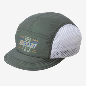 ザ・ノース・フェイス 24春夏 K RUN PACKABLE CAP(キッズ エニーランパッカブルキャップ) KF タイムグリーン(TG)｜naturum-od