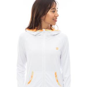 水着・ラッシュガード ビラボン 24春夏 ZIP UP HOODED RASHGUARD(ジップアップ ラッシュガード パーカ) M WHT｜naturum-od