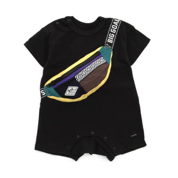 ベビーロンパース F.O.KIDS Kid’s ボディバッグ ドッキング ロンパス キッズ 80 ブ...