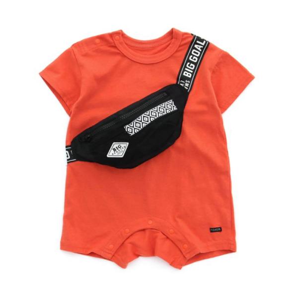 ベビーロンパース F.O.KIDS Kid’s ボディバッグ ドッキング ロンパス キッズ 80 オ...