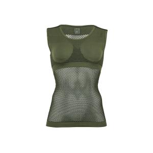 アンダーウェア・インナー ミレー 24春夏 LD DRYNAMIC MESH TANK TOP(ドライナミックメッシュタンクトップ) SCD N8781(OLIVE)｜naturum-od