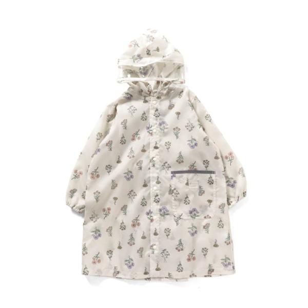 レイングッズ Ampersand Kid’s 総柄 ランドコート(花柄) キッズ 100〜110cm...