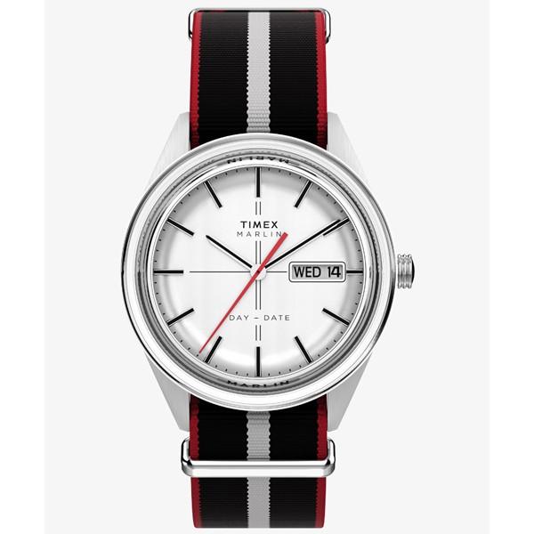 アウトドアウォッチ・時計 タイメックス 国内正規品 マーリンジェット クォーツ ブラック/シルバー