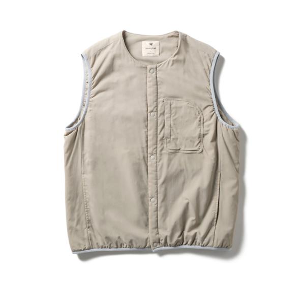 ベスト(メンズ) スノーピーク Flexible Insulated Vest M GREIGE