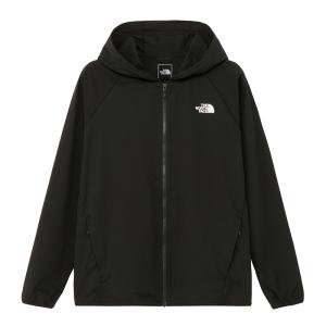☆ノースフェイス リアビュー フルジップ フーディー M ブラック レディース☆ ザ・ノース・フェイス】リアビューフルジップフーディ（レディース