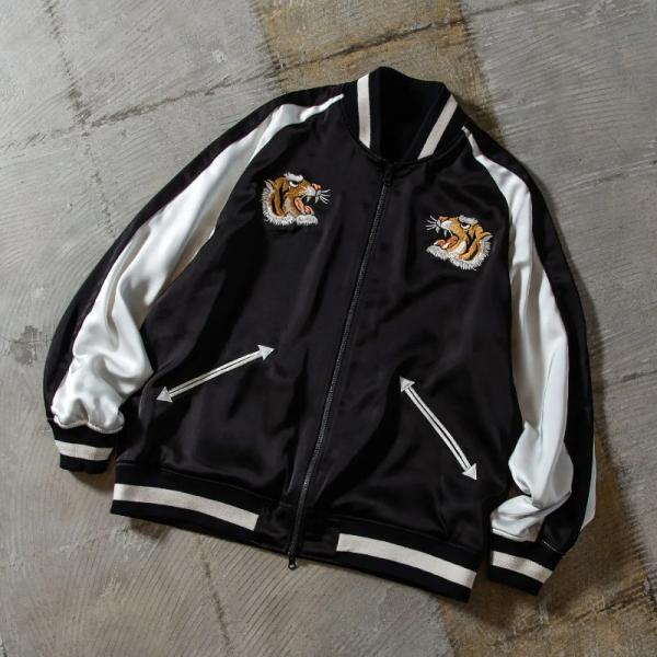 アウター(メンズ) TAION ノンダウン ジャパンスペシャル リバーシブル スカジャンジャケット ...