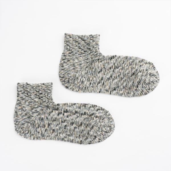 ソックス・靴下 COMFY HOUSE スプラッシュ・アンクル S M.グレーミックス