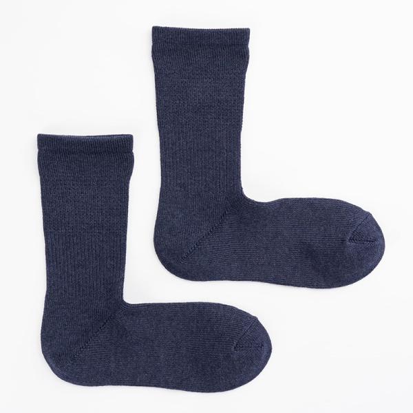 ソックス・靴下 COMFY HOUSE ベーシック L ネイビー杢