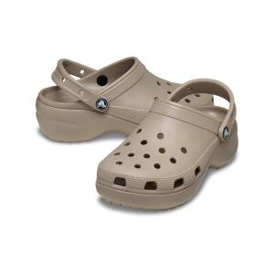 サンダル・マリンシューズ クロックス CLASSIC PLATFORM CLOG W(クラシック プラットフォーム クロッグ ウィメン) 25cm(W9) Taupe