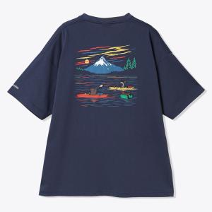 トップス(メンズ) コロンビア レイクトゥアベニューグラフィックショートスリーブTシャツ メンズ L 466(Nocturnal River)