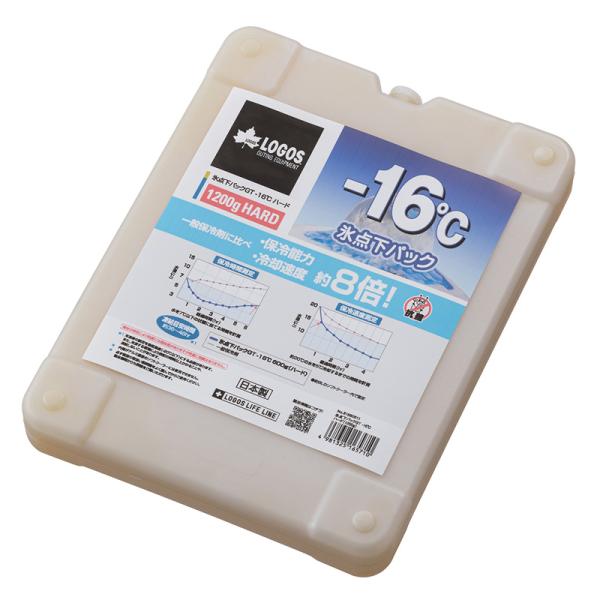 ロゴス 氷点下パックGT-16℃・ハード1200g 1200g ハードタイプ