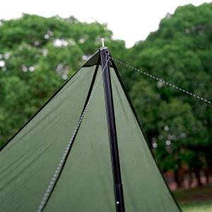 タープ シェルター ハイランダー ダークグリーン トラピゾイドタープ450 注目ブランド