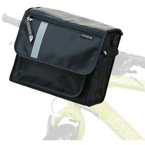 自転車バッグ オーストリッチ F-530 フロントバッグ ブラック