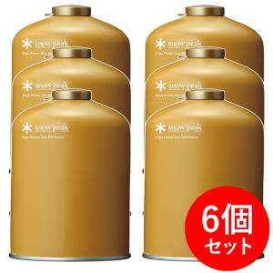 snow peak（スノーピーク） ギガパワーガス250プロイソ 6本セット GP