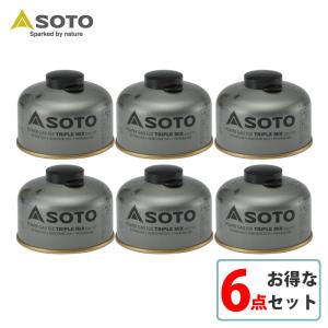 ガス燃料 SOTO パワーガス105トリプルミックス SOD-710T お得な6点セット｜naturum-od