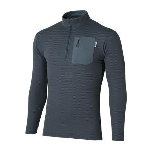 ファイントラック アンダーウェア・インナー ドラウトサーモ ジップネック ウィメンズ  M  カーボン ファイントラック（finetrack） ドラウトサーモジップネック メンズ