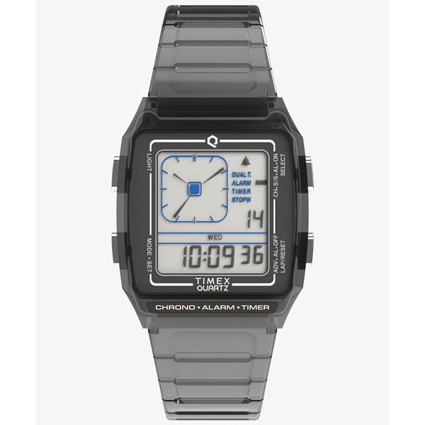 アウトドアウォッチ・時計 タイメックス 国内正規品 Q LCA トランスパレント ブラック