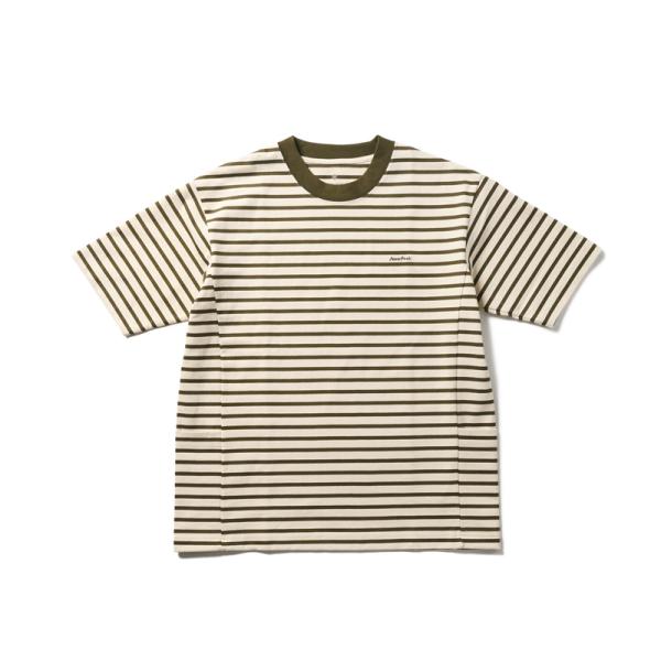 トップス(メンズ) スノーピーク Heavy Cotton Border T-Shirt L Gre...