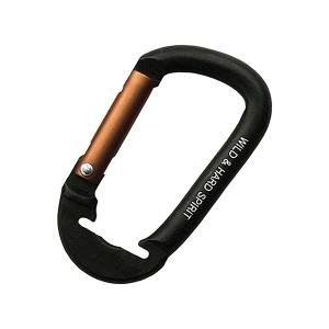 キャンプ設営用具 KAKURI アルミカラビナ 6mm 黒