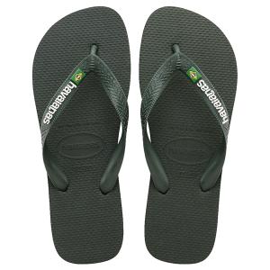 havaianas Brasil Logo(ブラジルロゴ)/ビーチサンダル 28cm 5983(G.OLIVE/G.OLIVE)