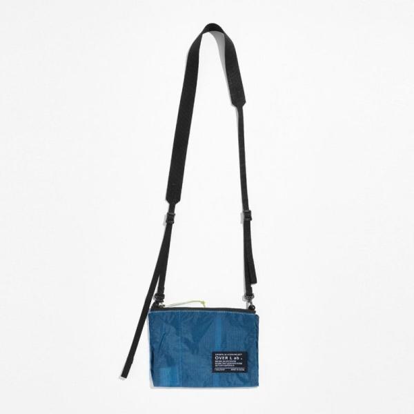 OverLab フォールディングサコッシュバッグ ネイビー