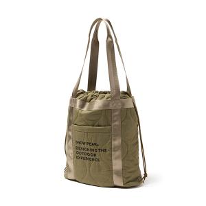10/15は全品+P5% トートバッグ スノーピーク Quilted Ripstop Tote One OLIVE