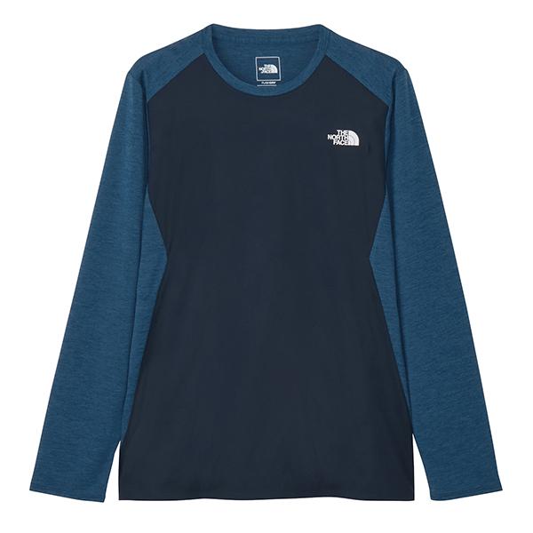トップス(メンズ) ザ・ノース・フェイス ロングスリーブハイブリッドGTDメランジクルー メンズ L...