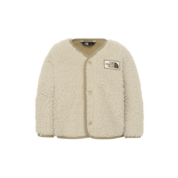 アウター ザ・ノース・フェイス カドル フリース カーディガン ベビー 80 フォッシルアイボリー(...