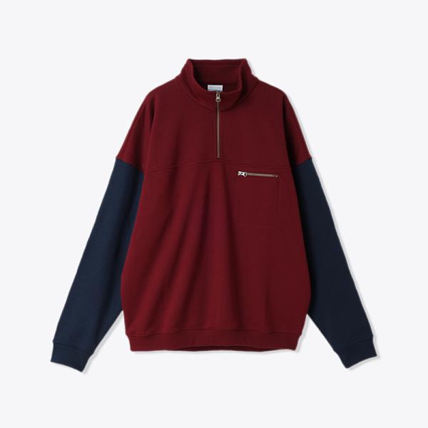 トップス(メンズ) コロンビア バガスウェットハーフジップ メンズ S 624(Rich Wine/...