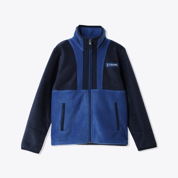 アウター コロンビア バックボールIIフルジップフリース キッズ S 464(Navy/Blue)