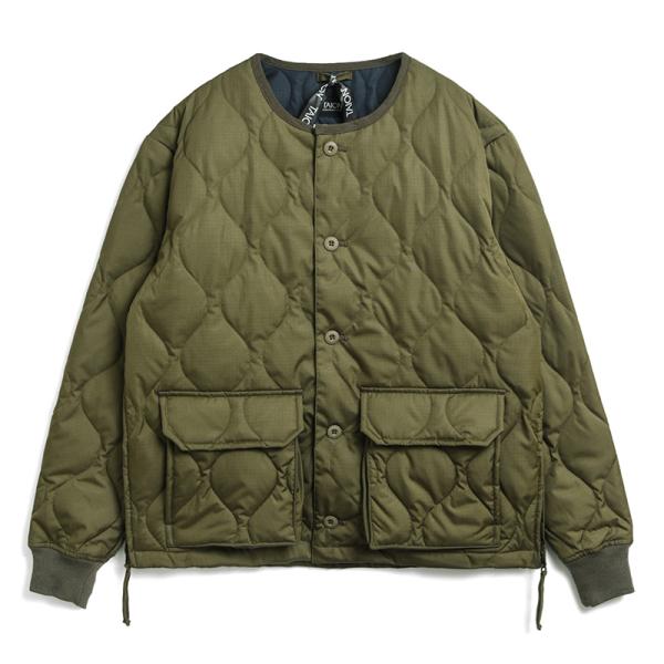 アウター(メンズ) TAION ミリタリー オーバーカーディガン L D.OLIVE