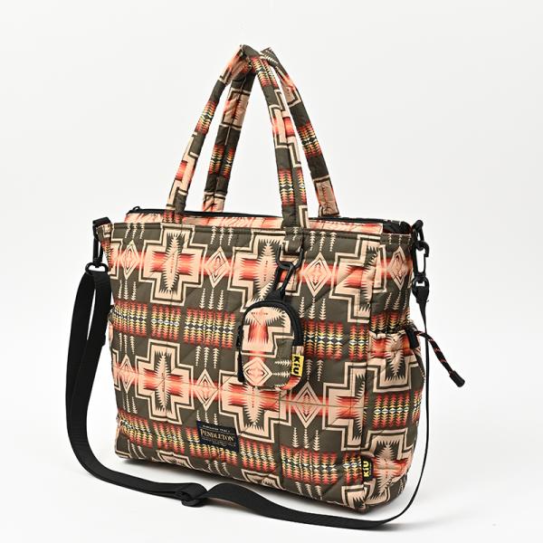 トートバッグ KiU PENDLETON＿SQUARE PADDED MULTI-PURPOSE T...