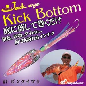 ジギング・タコベイト ハヤブサ ジャックアイ キックボトム 100g 1 ピンクイワシ｜naturum-outdoor