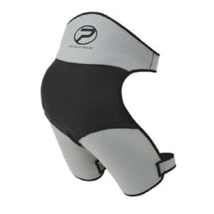 プロックス 低反発ヒップガードロング フリー 黒×グレー