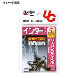 フィッシングツール 植田漁具株式会社 インターロックスナップ付 6号 黒